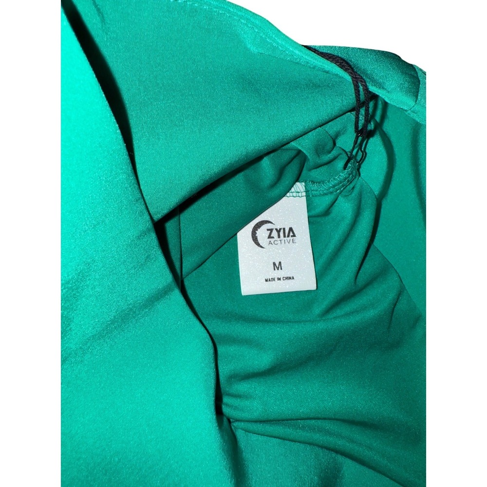 Zyia Emerald Green Pleated Tennis Skort Athletic Preppy Medium NWT - Picture 2 of 6